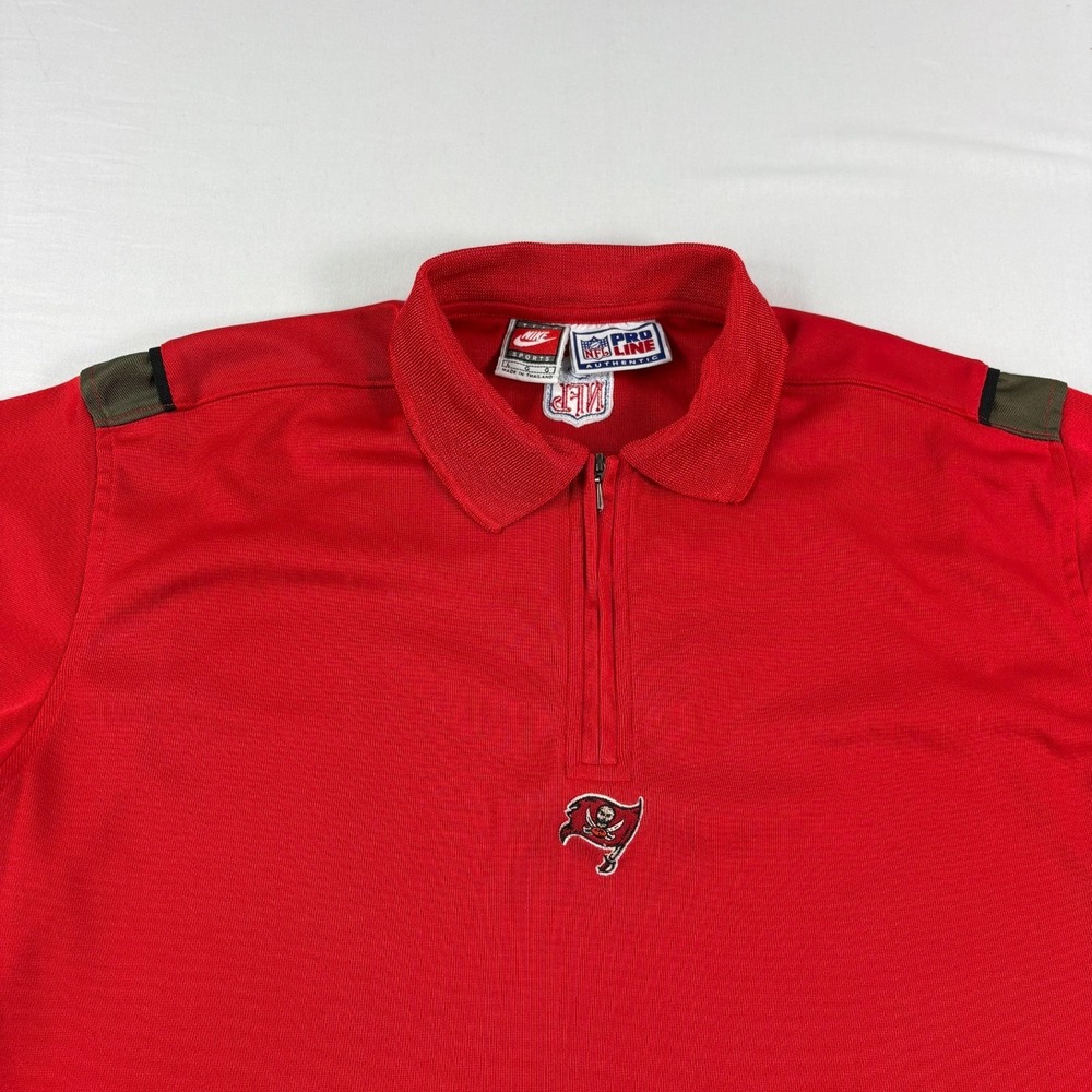 Vintage Tampa Bay Buccaneers Shirt Mens Large Red Nike NFL Pro Line Y2K NFL